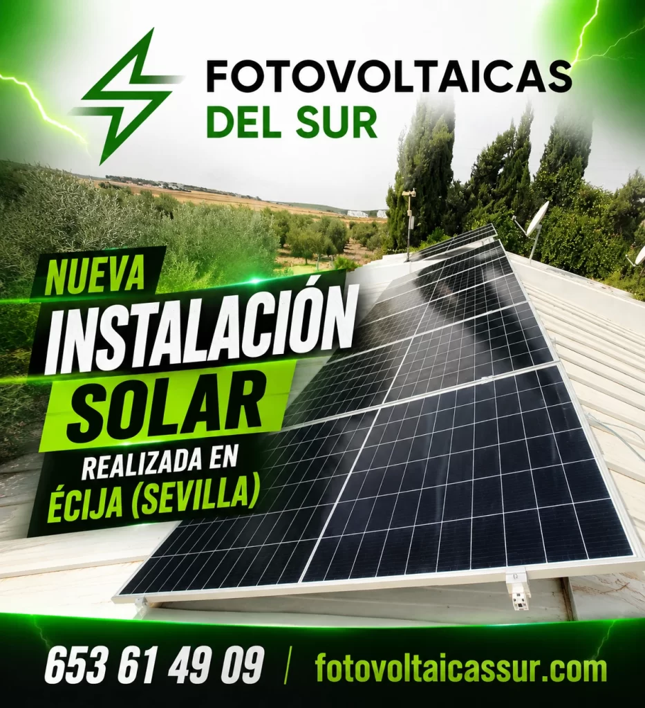 Instalación Solar en Écija (Sevilla)