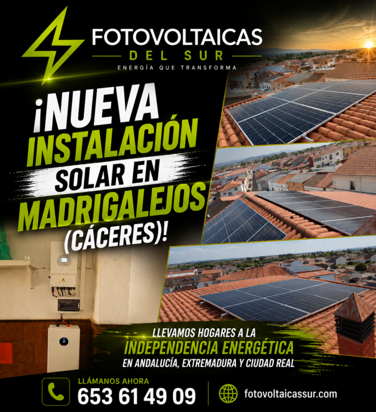 Instalación en Madrigalejo (Cáceres)