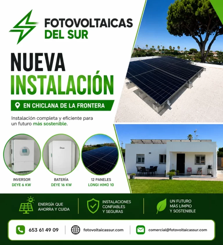 nueva instalación en chiclana de la frontera